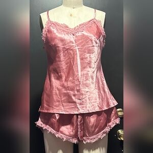 Pink Satin Camie Set